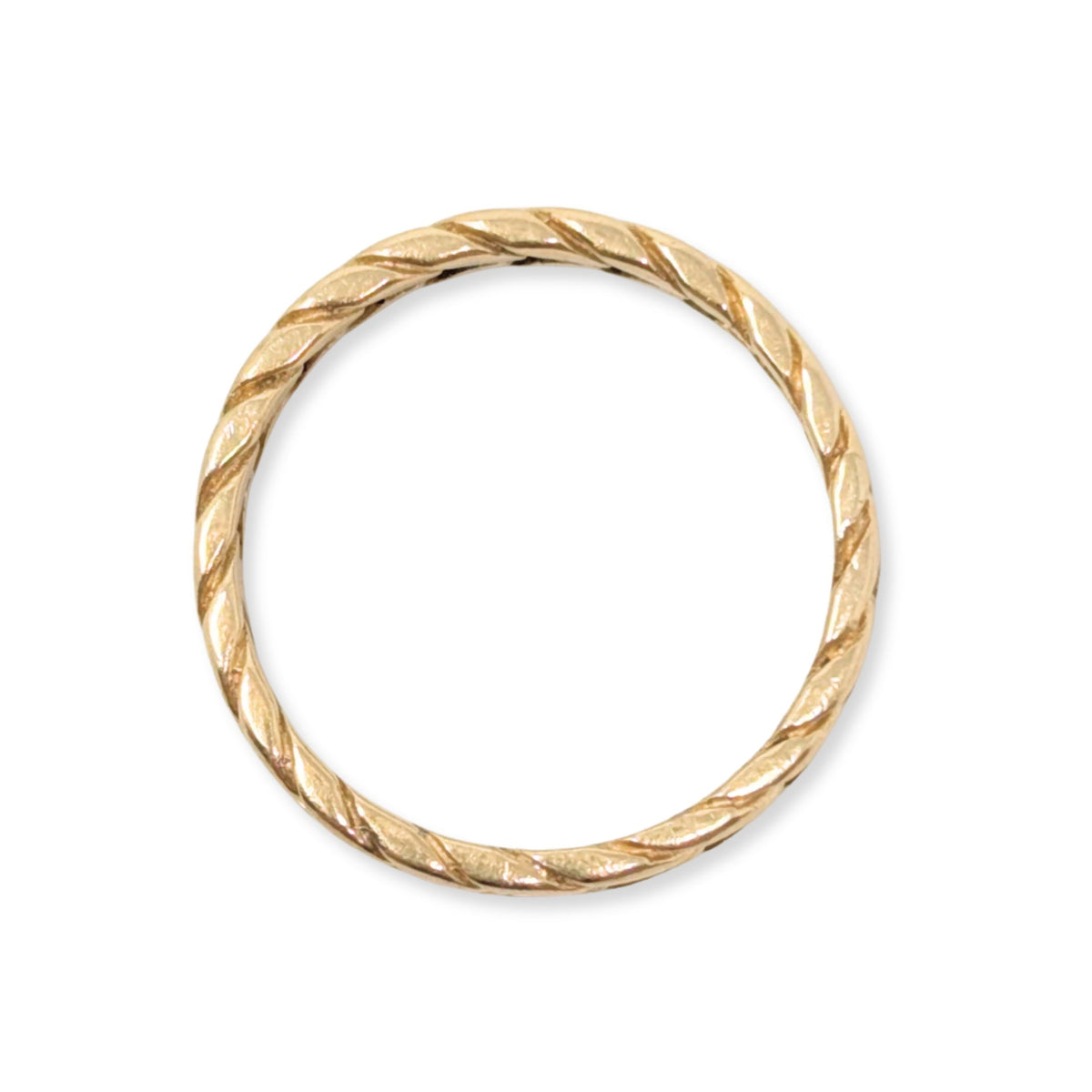 14K Gold 4.5mm Wheat Band - Size 11.25