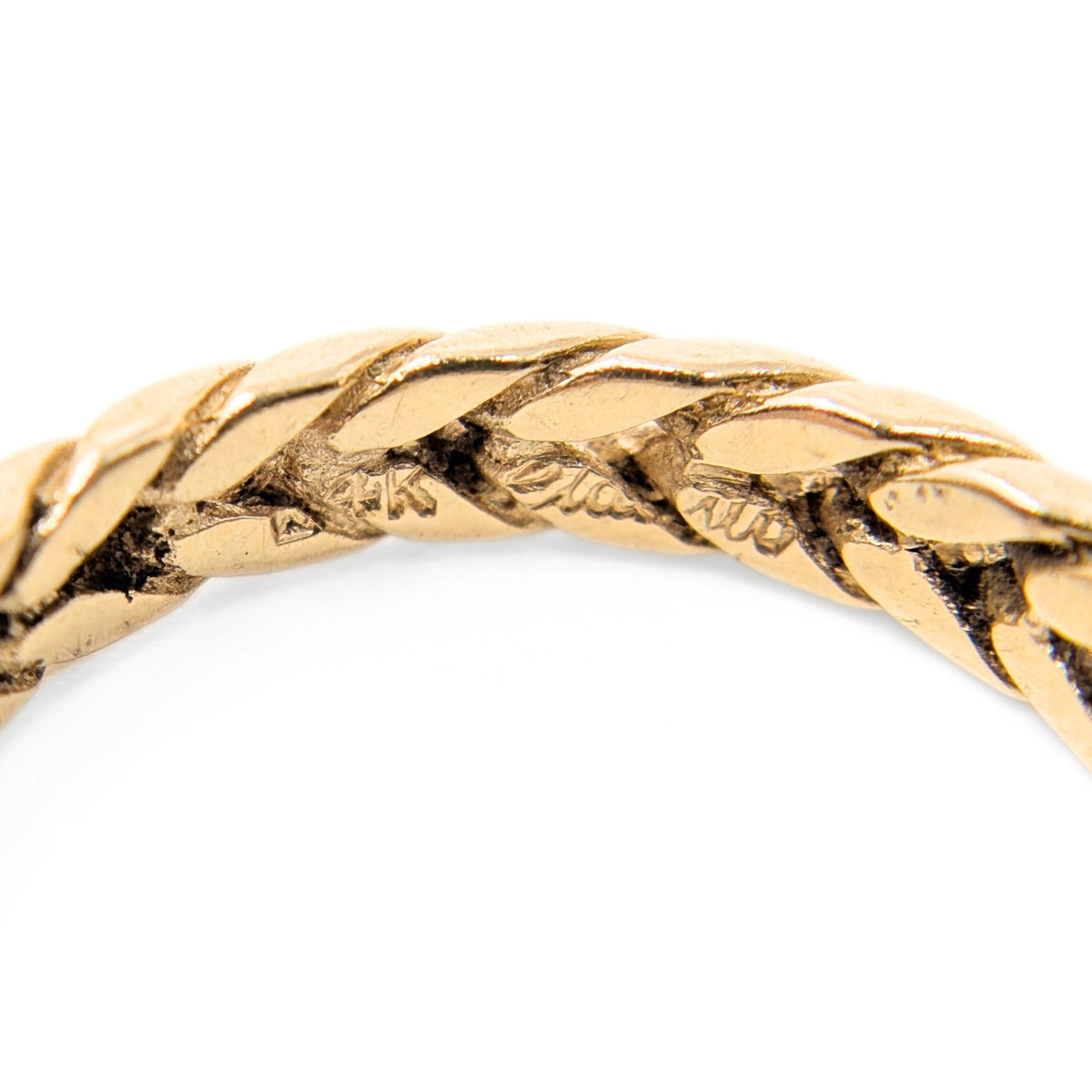14K Gold 4.5mm Wheat Band - Size 11.25