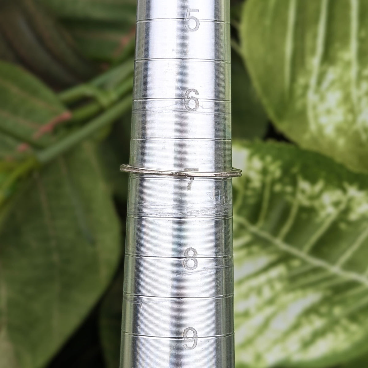 Antique 13K White Gold Old European Cut Diamond Solitaire Filigree Ring - Size 7