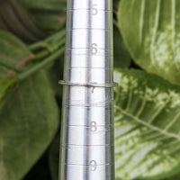 Antique 13K White Gold Old European Cut Diamond Solitaire Filigree Ring - Size 7