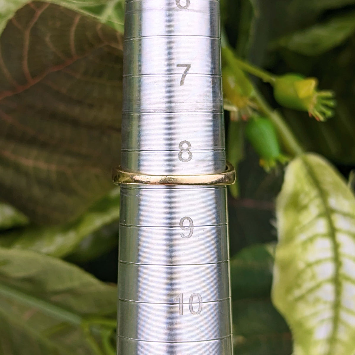 Keepsake 13K Gold 27 Diamond Triple Wrap Ring - Size 8.25