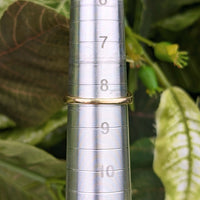 Keepsake 13K Gold 27 Diamond Triple Wrap Ring - Size 8.25