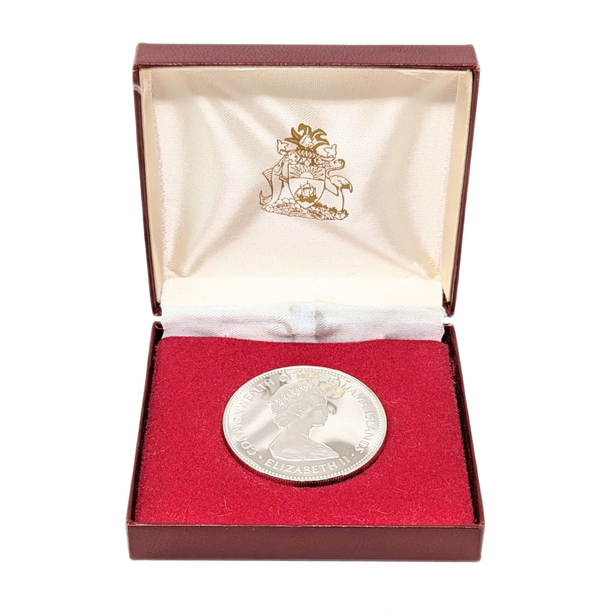 1972 The Bahamas Elizabeth II Flamingo $2 Silver Proof