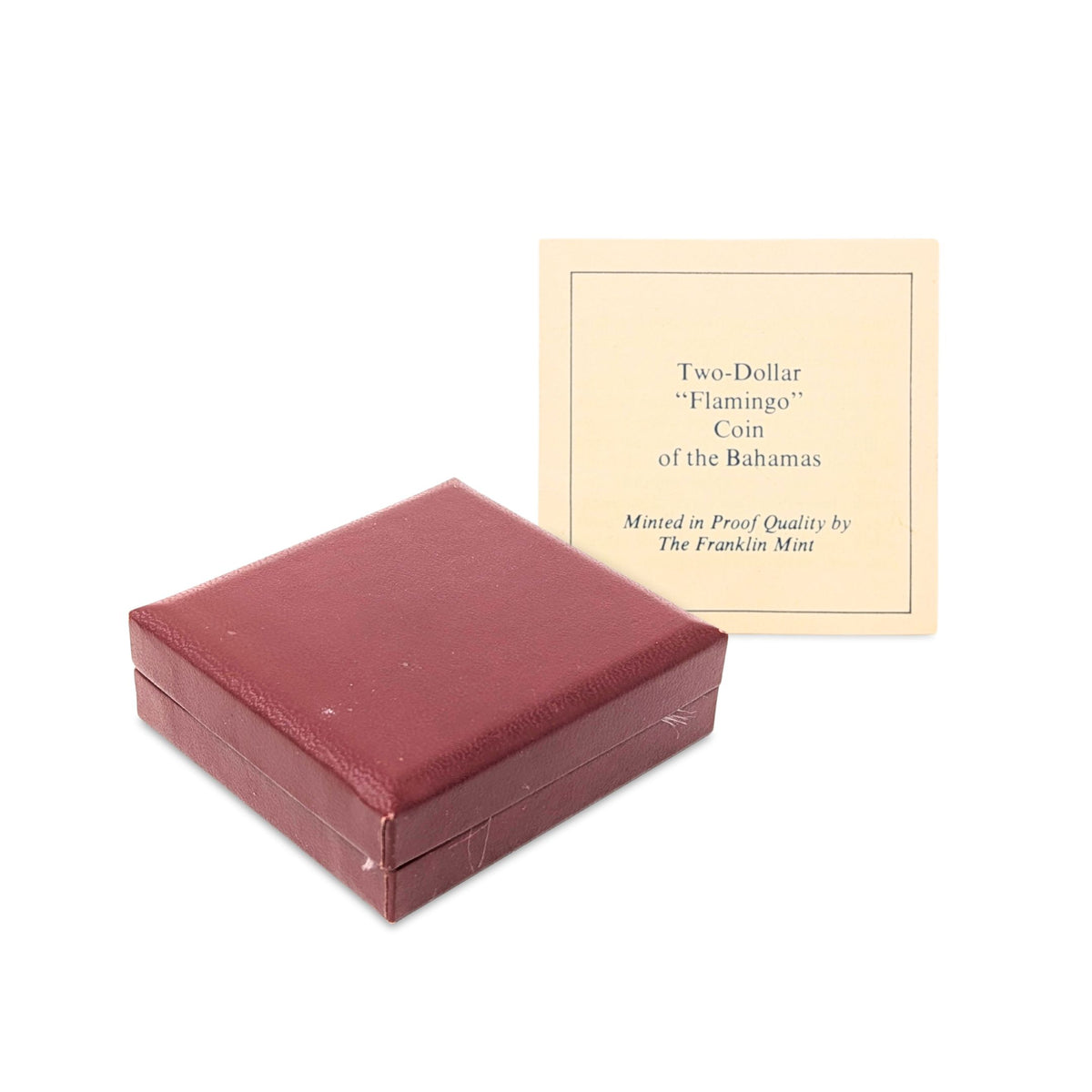 1972 The Bahamas Elizabeth II Flamingo $2 Silver Proof