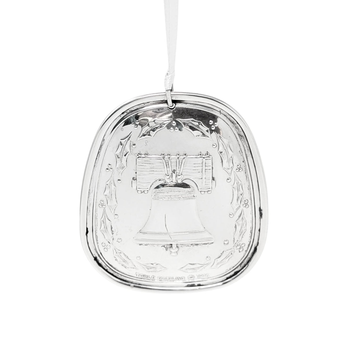 Towle 1976 Sterling Silver Six Geese A-Laying Christmas Ornament