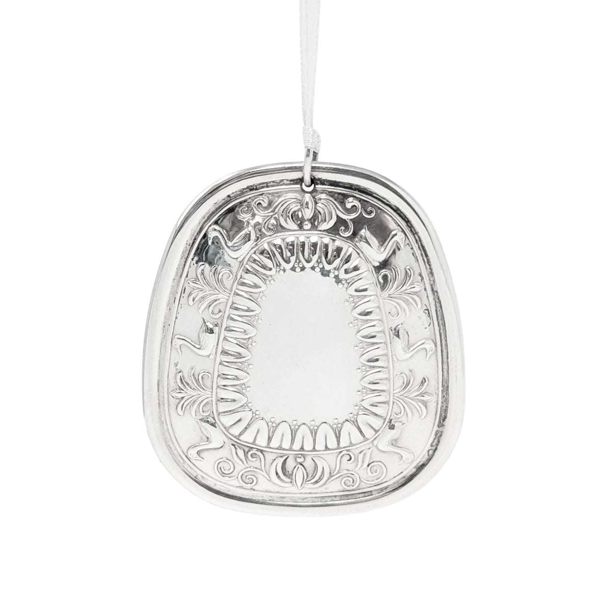 Towle 1976 Sterling Silver Six Geese A-Laying Christmas Ornament