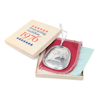 Towle 1976 Sterling Silver Six Geese A-Laying Christmas Ornament