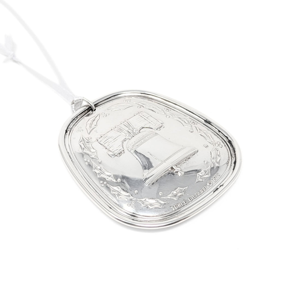 Towle 1976 Sterling Silver Six Geese A-Laying Christmas Ornament