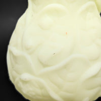 Fenton "Water Lily" Uranium Custard Glass Pitcher