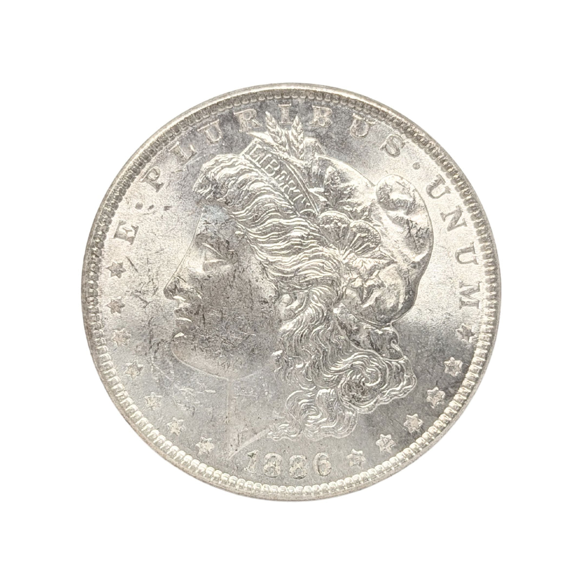 1886 BU Morgan Silver Dollar