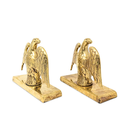 Virginia Metalcrafters Federal Eagle Polished Brass Bookends (Pair)