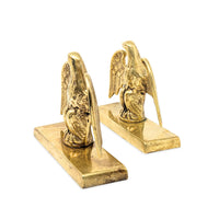 Virginia Metalcrafters Federal Eagle Polished Brass Bookends (Pair)