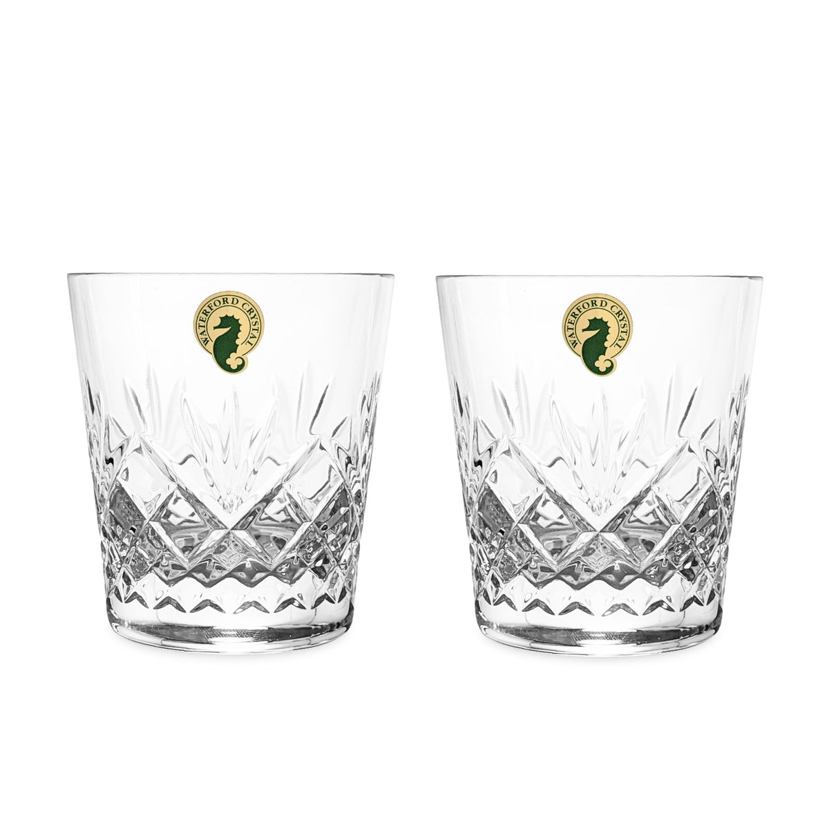 Waterford "Woodmont" Crystal Tumblers/Whiskey Glasses (Pair)