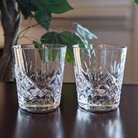 Waterford "Woodmont" Crystal Tumblers/Whiskey Glasses (Pair)