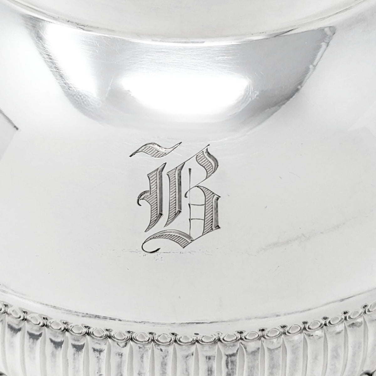 Tiffany & Co. Silver Plate "B" Monogrammed Water Pitcher