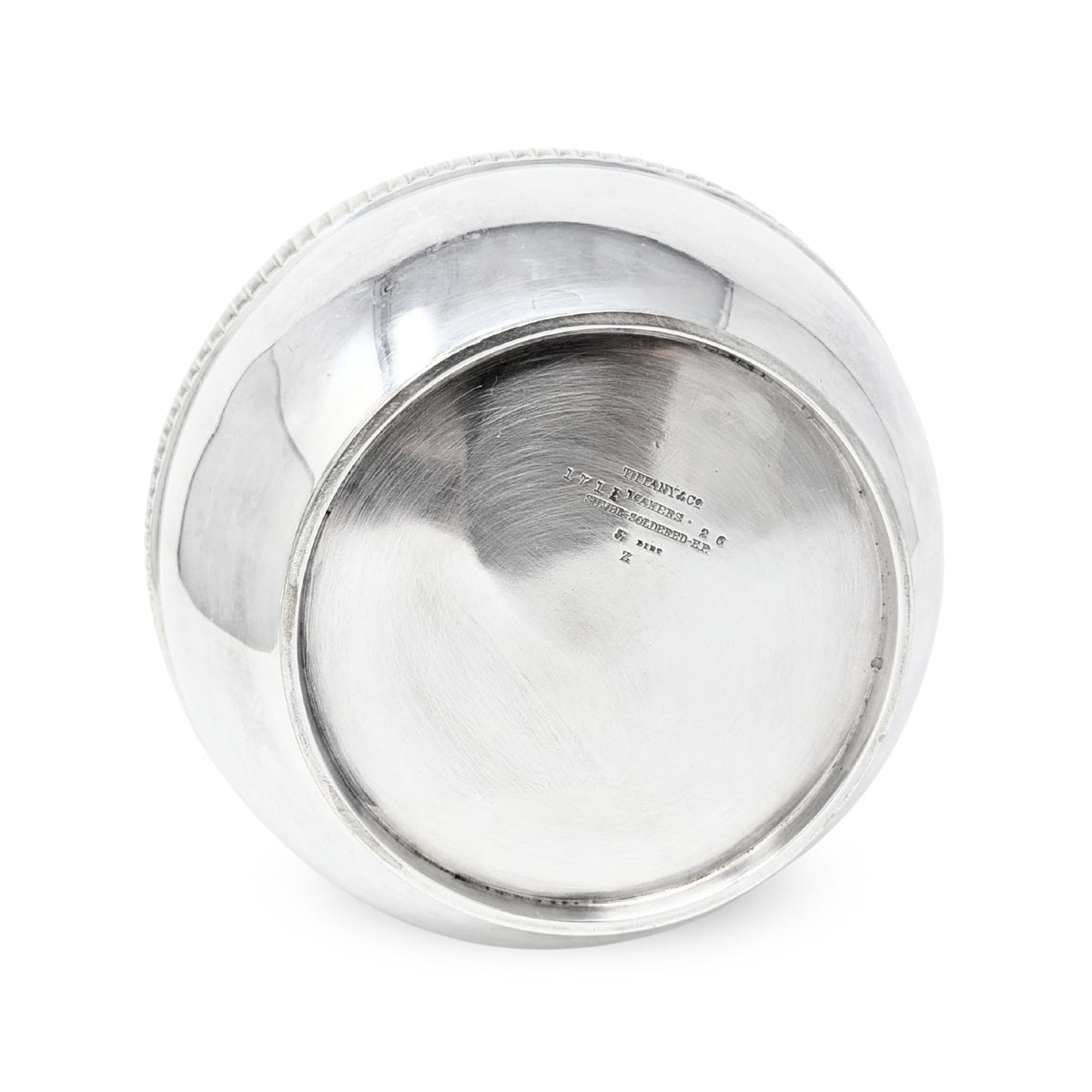 Tiffany & Co. Silver Plate "B" Monogrammed Water Pitcher