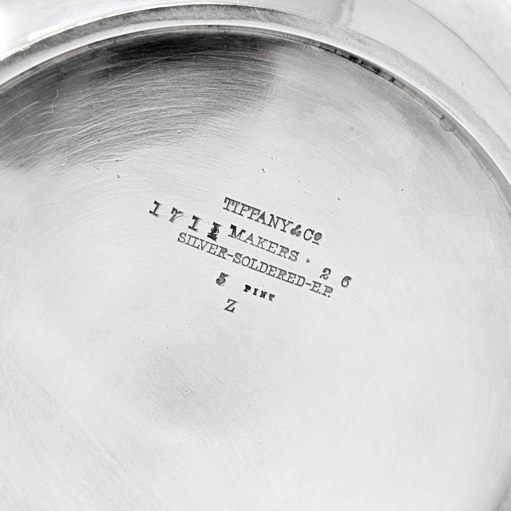 Tiffany & Co. Silver Plate 