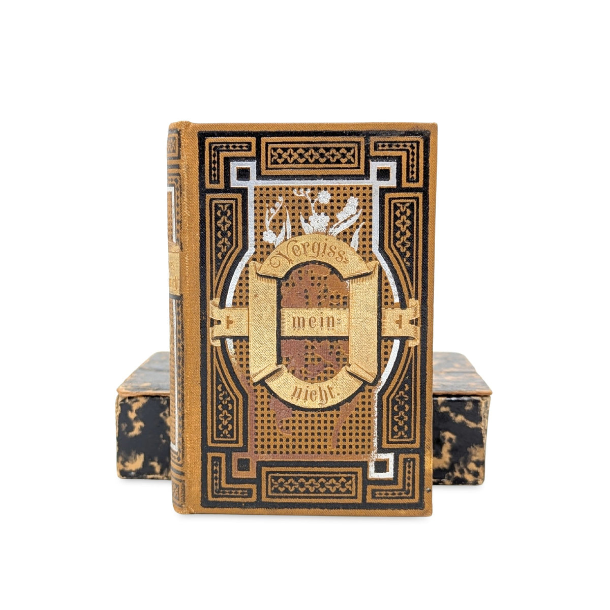 Vergiss Mein Nicht (Forget Me Not) 1891 German Diary/Notebook With Box