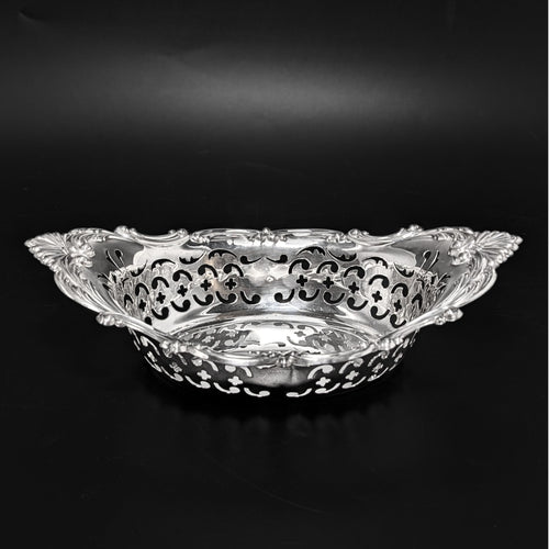 Gorham for Cartier "Cromwell" Sterling Silver Bon Bon Dish