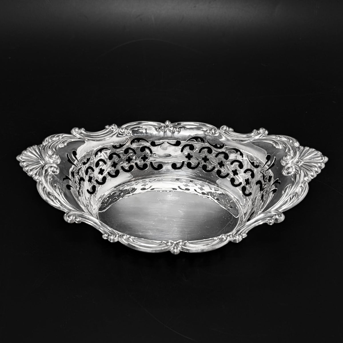 Gorham for Cartier "Cromwell" Sterling Silver Bon Bon Dish