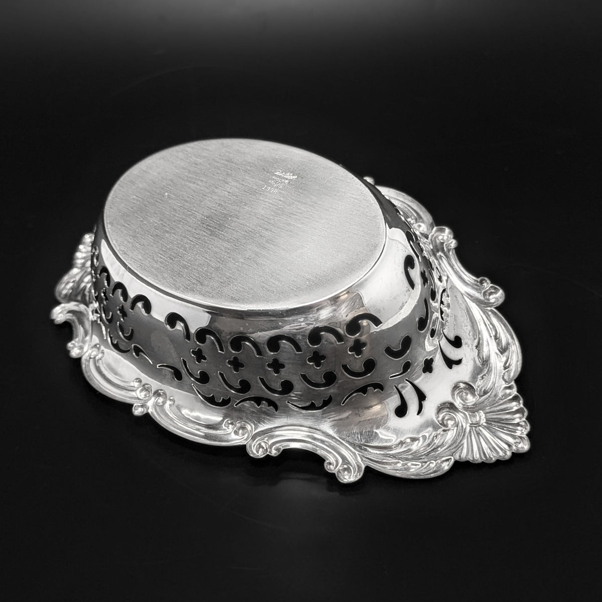 Gorham for Cartier "Cromwell" Sterling Silver Bon Bon Dish