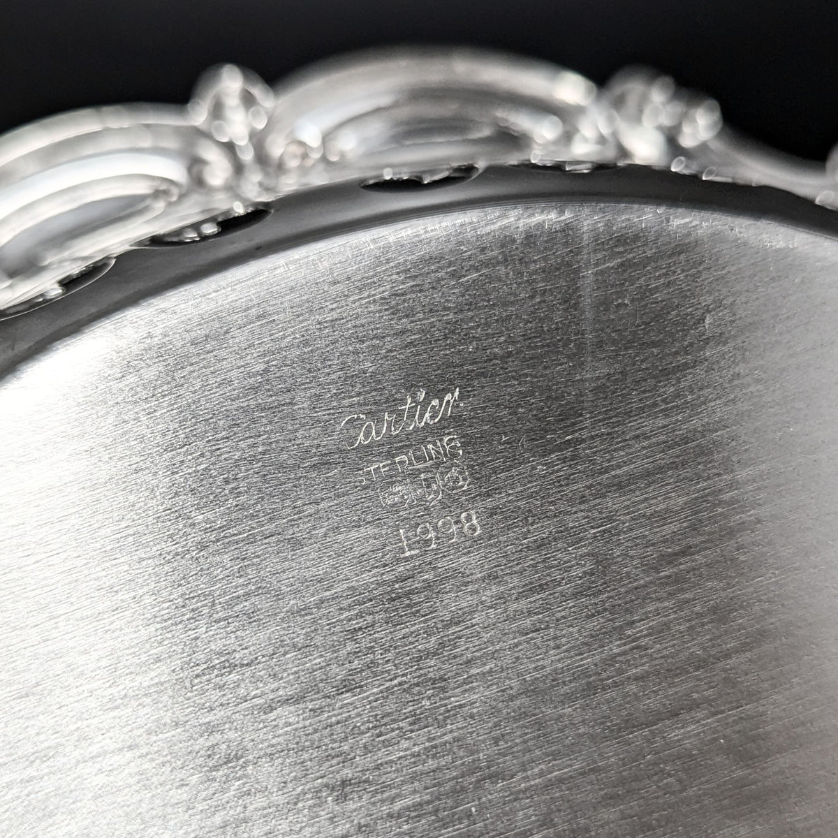 Gorham for Cartier "Cromwell" Sterling Silver Bon Bon Dish