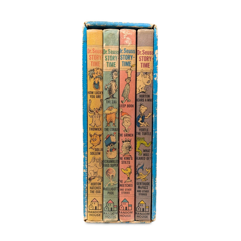 1970's Random House Dr. Suess Storytime Boxed Set (4 Books)