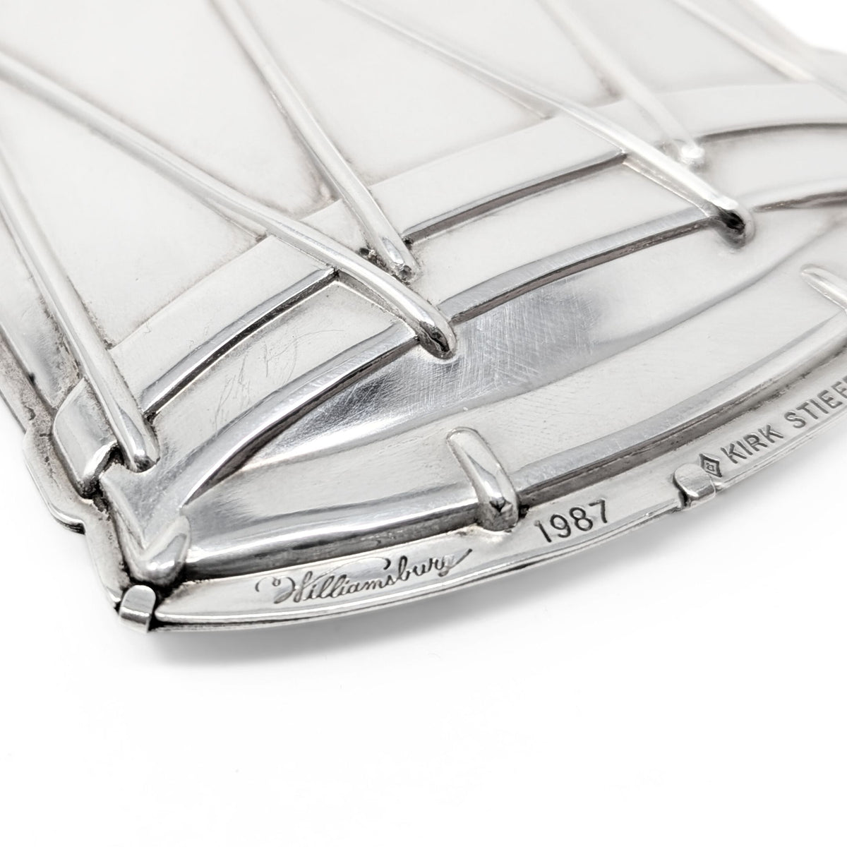 Kirk Stieff for Colonial Williamsburg (5) Silverplate Christmas Ornaments