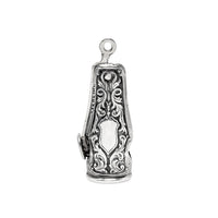 Victorian Sterling Silver Repousse Cigar Cutter