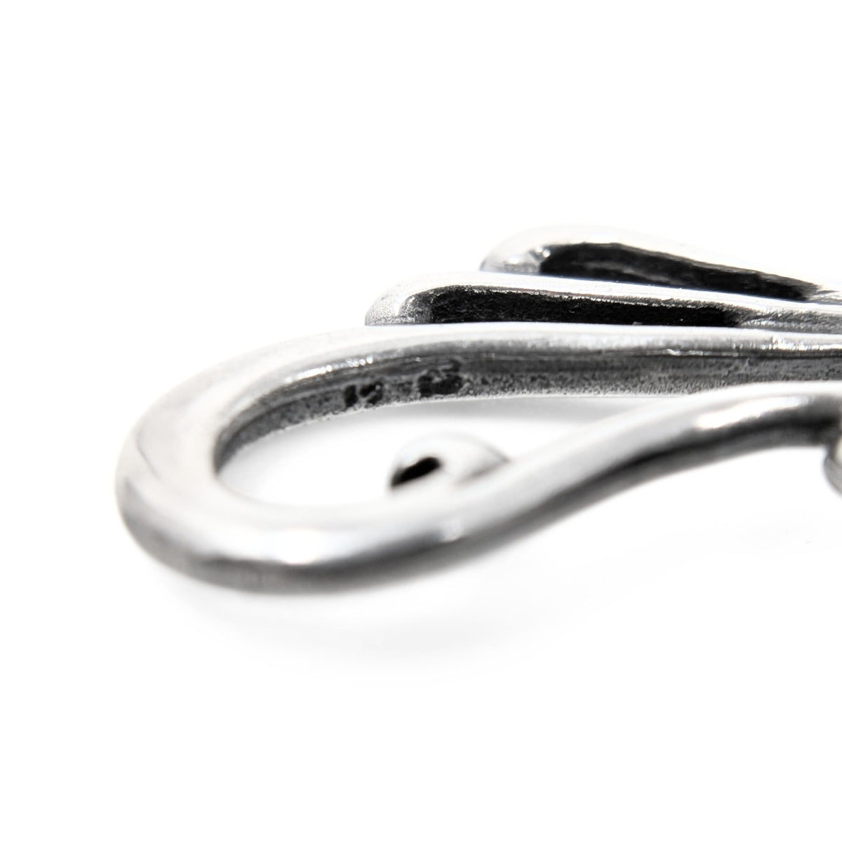 Signed Sterling Silver 17" Beaded Necklace