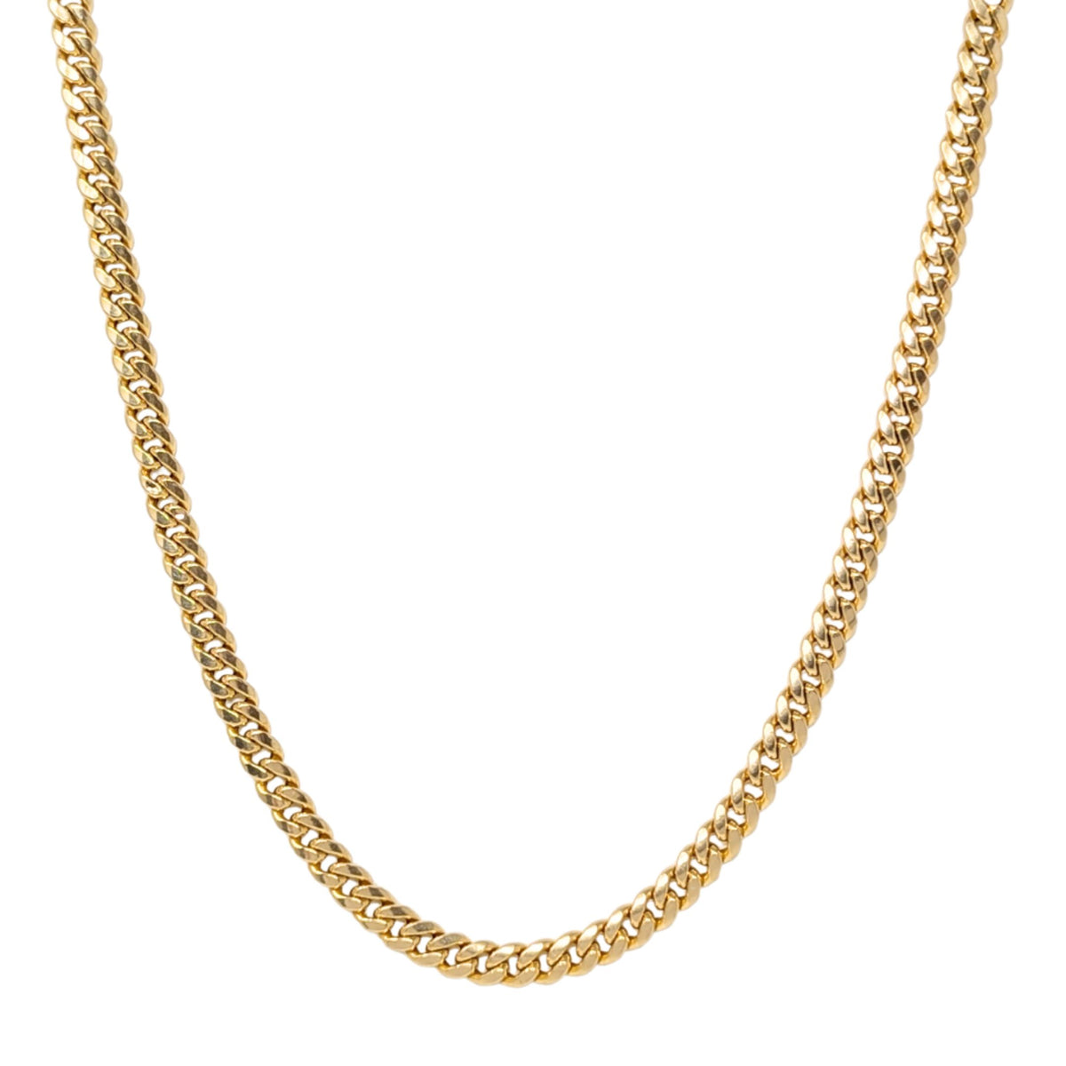 Italian 10K Gold 6.7mm 22” Cuban Link Chain (25.6g)