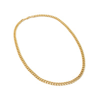 Italian 10K Gold 6.7mm 22” Cuban Link Chain (25.6g)