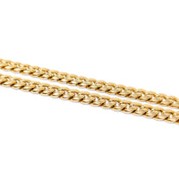Italian 10K Gold 6.7mm 22” Cuban Link Chain (25.6g)