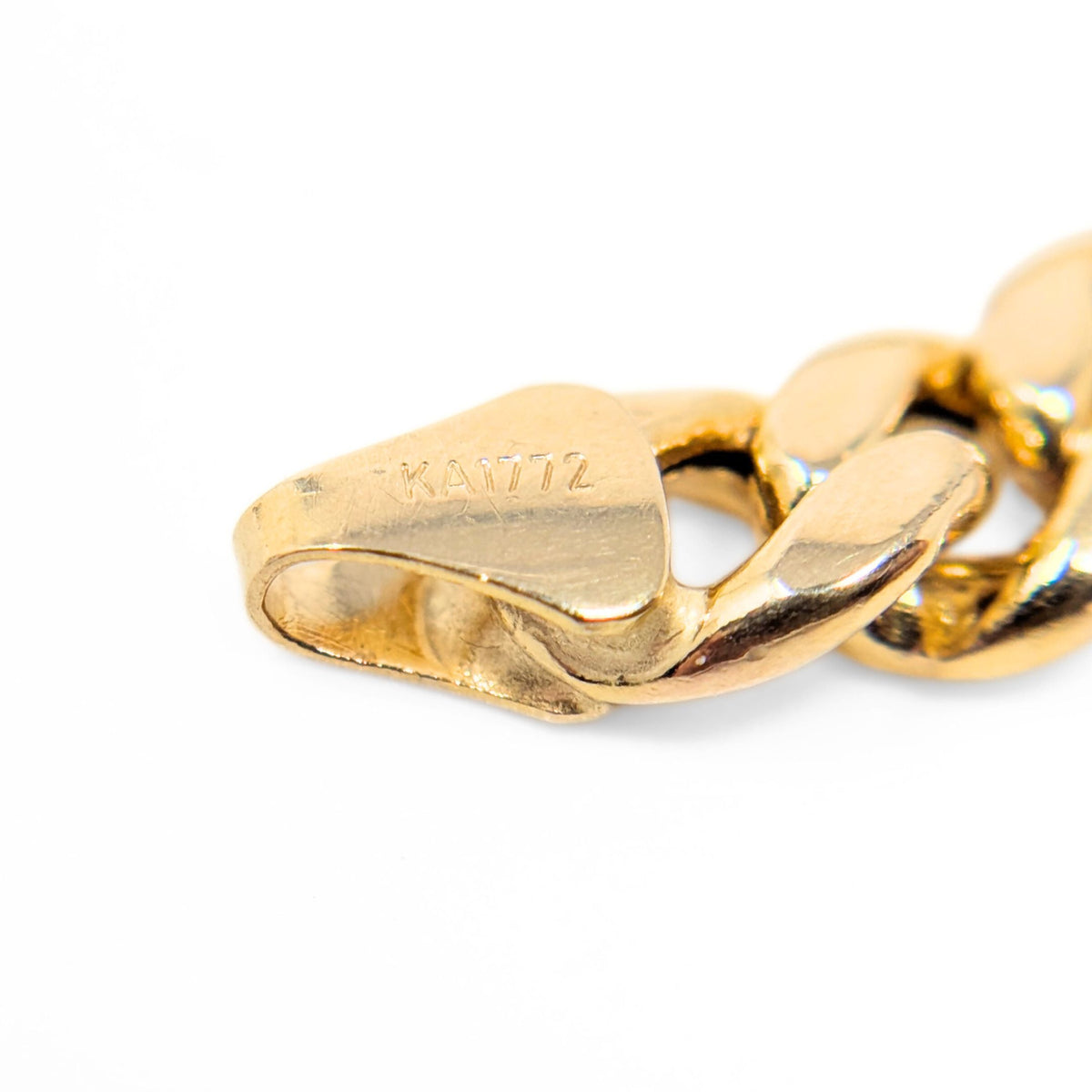 Italian 10K Gold 6.7mm 22” Cuban Link Chain (25.6g)