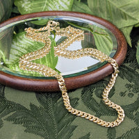 Italian 10K Gold 6.7mm 22” Cuban Link Chain (25.6g)