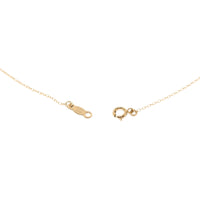 B.A.B. Vintage 14K Gold Y-Bar 3-Diamond Drop Necklace