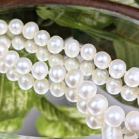 Sterling Silver 10mm Pearl 22"Necklace