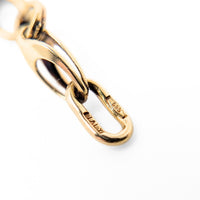 14K Gold Italian 4.3mm Fancy Oval Link 21” Chain Necklace