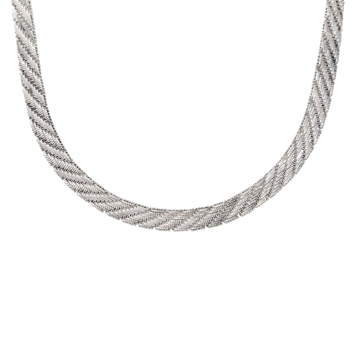 Taxco TJ-19 Sterling Silver 17" Riccio Necklace (50.3g)
