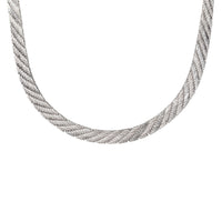 Taxco TJ-19 Sterling Silver 17" Riccio Necklace (50.3g)