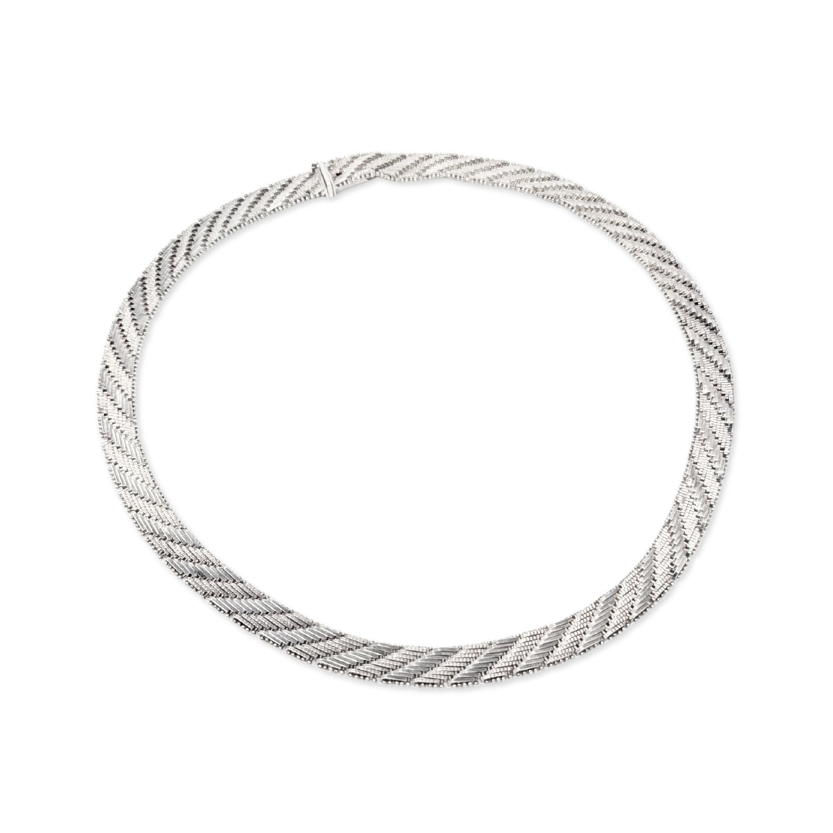 Taxco TJ-19 Sterling Silver 17" Riccio Necklace (50.3g)