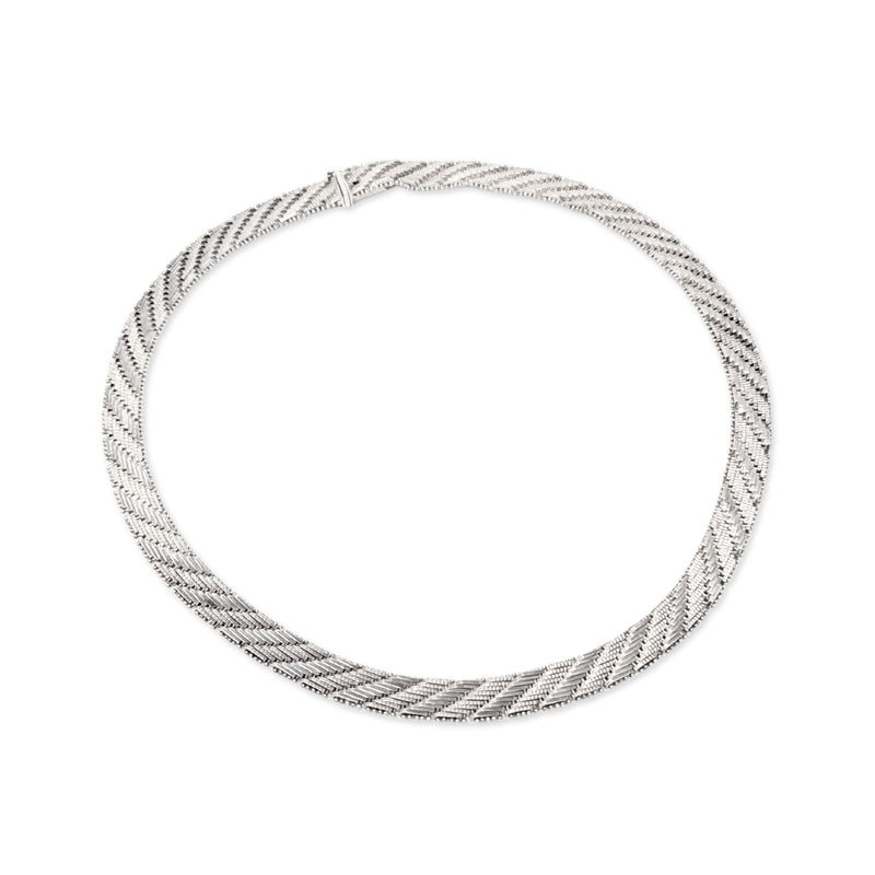 Taxco TJ-19 Sterling Silver 17" Riccio Necklace (50.3g)