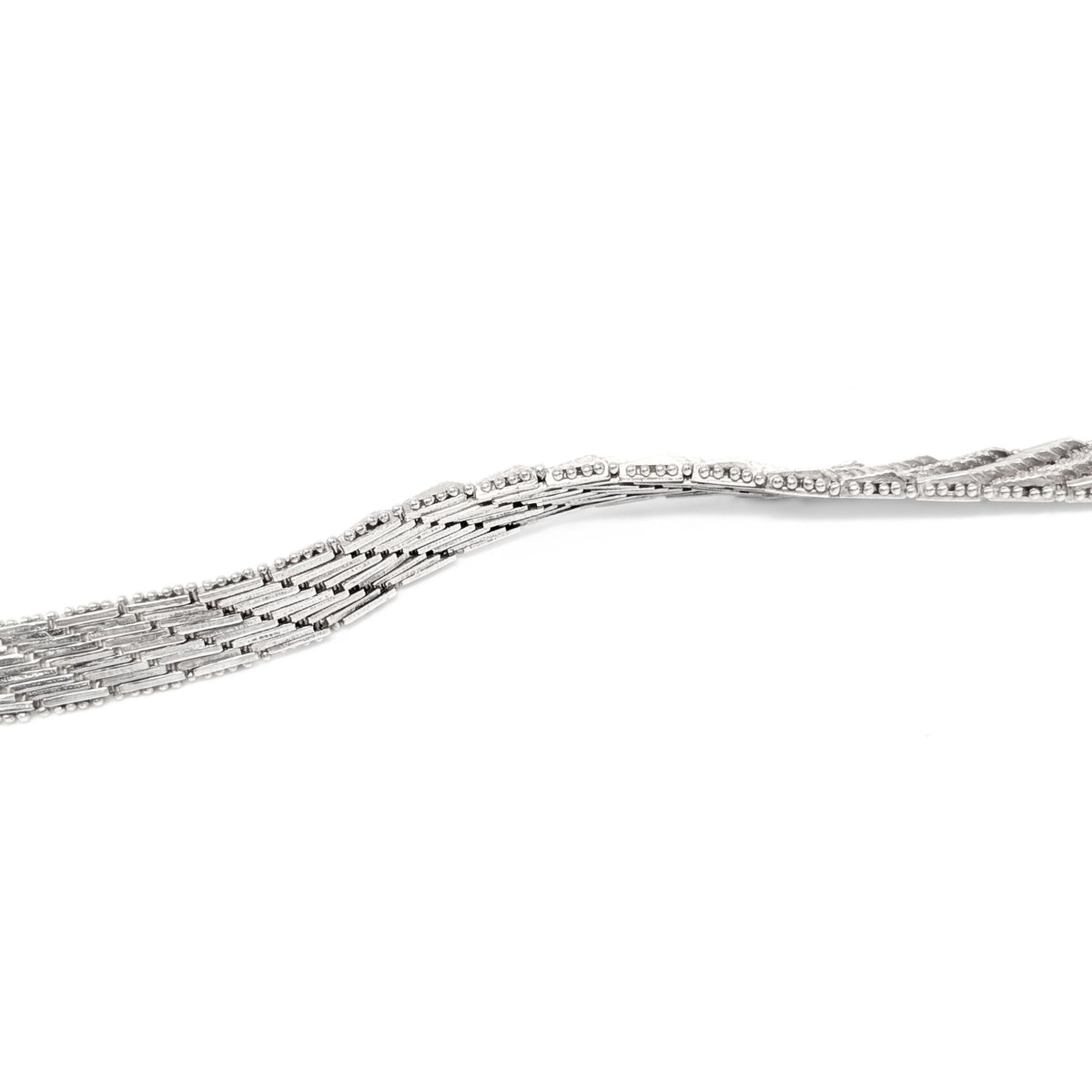Taxco TJ-19 Sterling Silver 17" Riccio Necklace (50.3g)