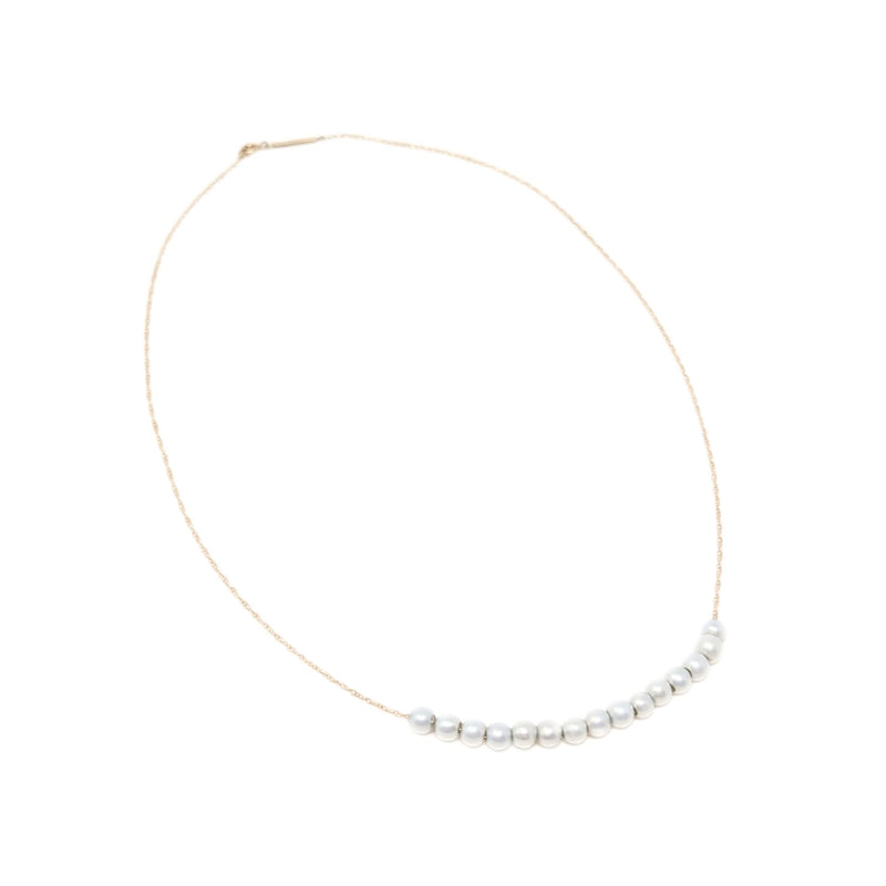 Vintage 14K Gold 4mm Add-A-Pearl 16” Chain Necklace