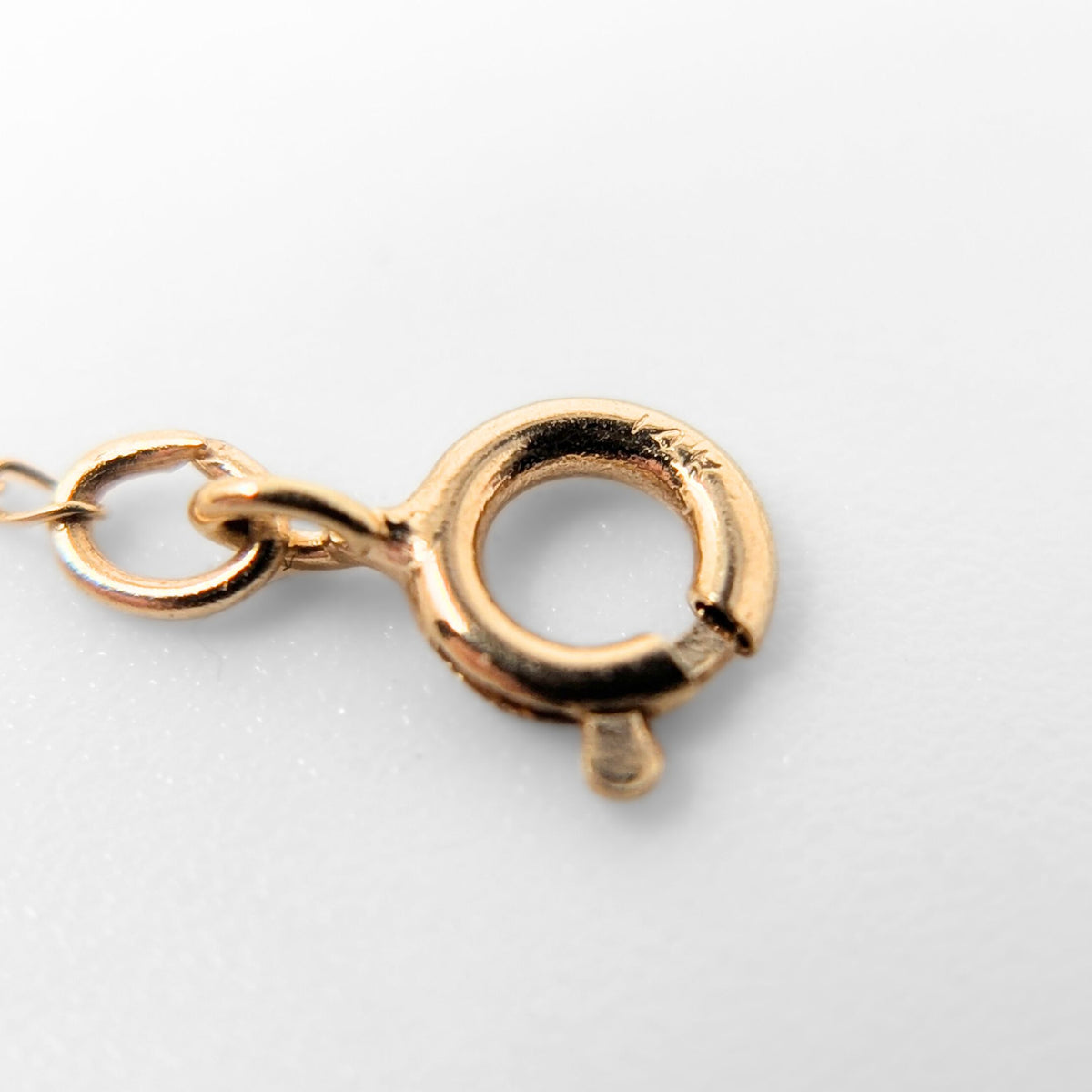 13K Gold & Diamond Victorian Style 18” Pendant Necklace