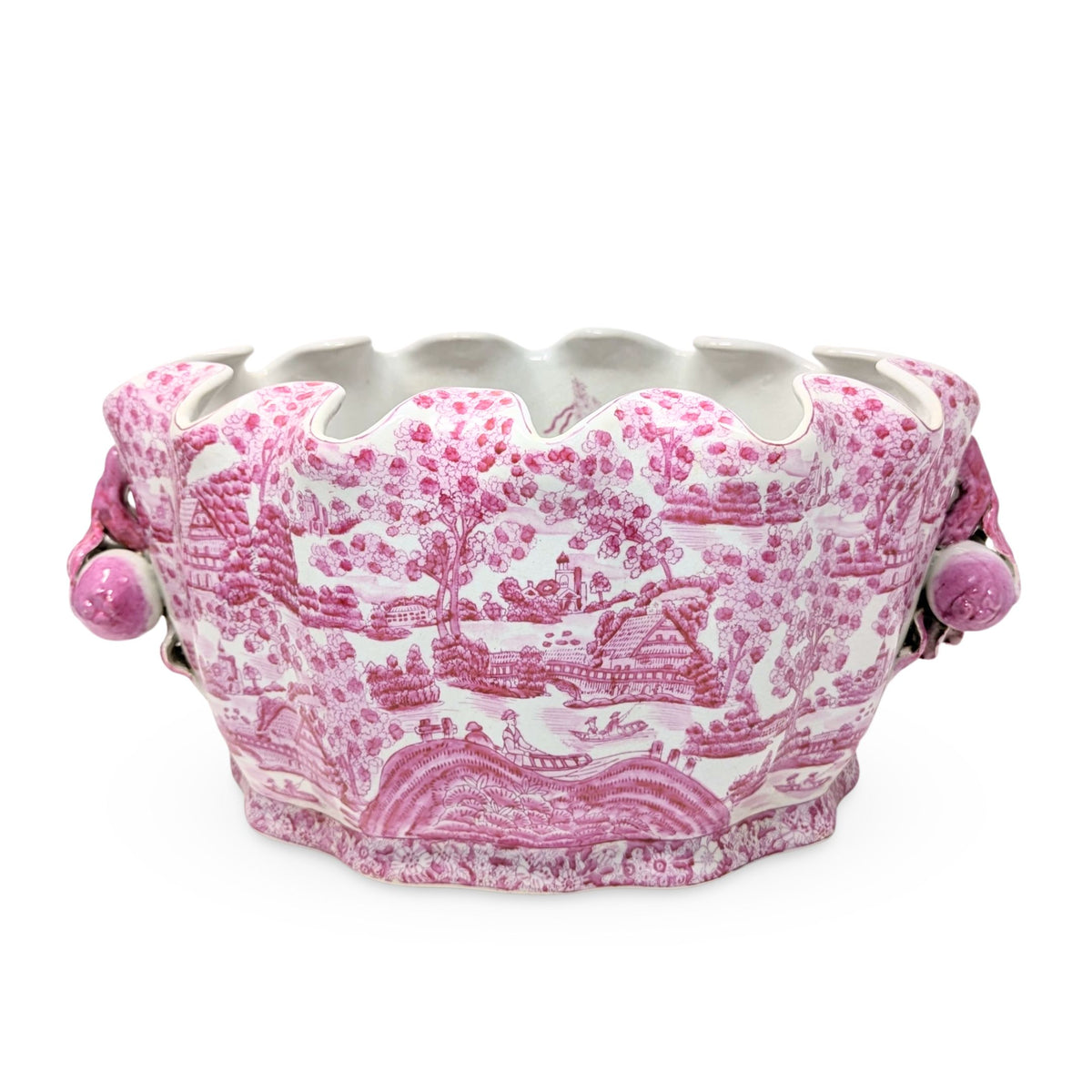 Vintage United Wilson Porcelain Chinese Footbaths (Pair)