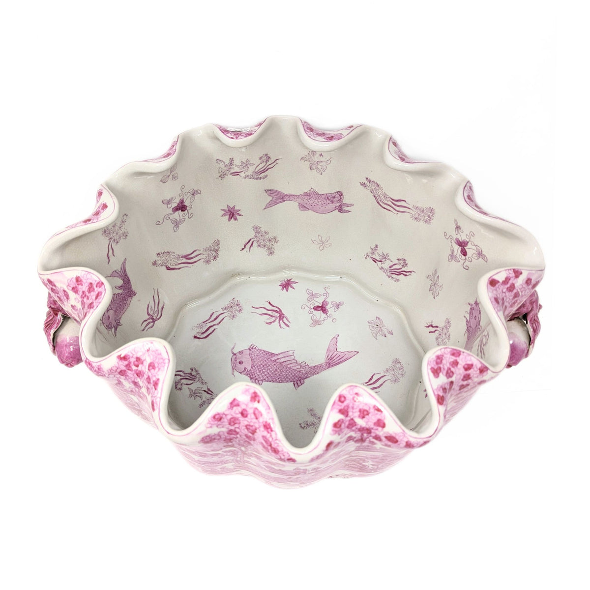 Vintage United Wilson Porcelain Chinese Footbaths (Pair)