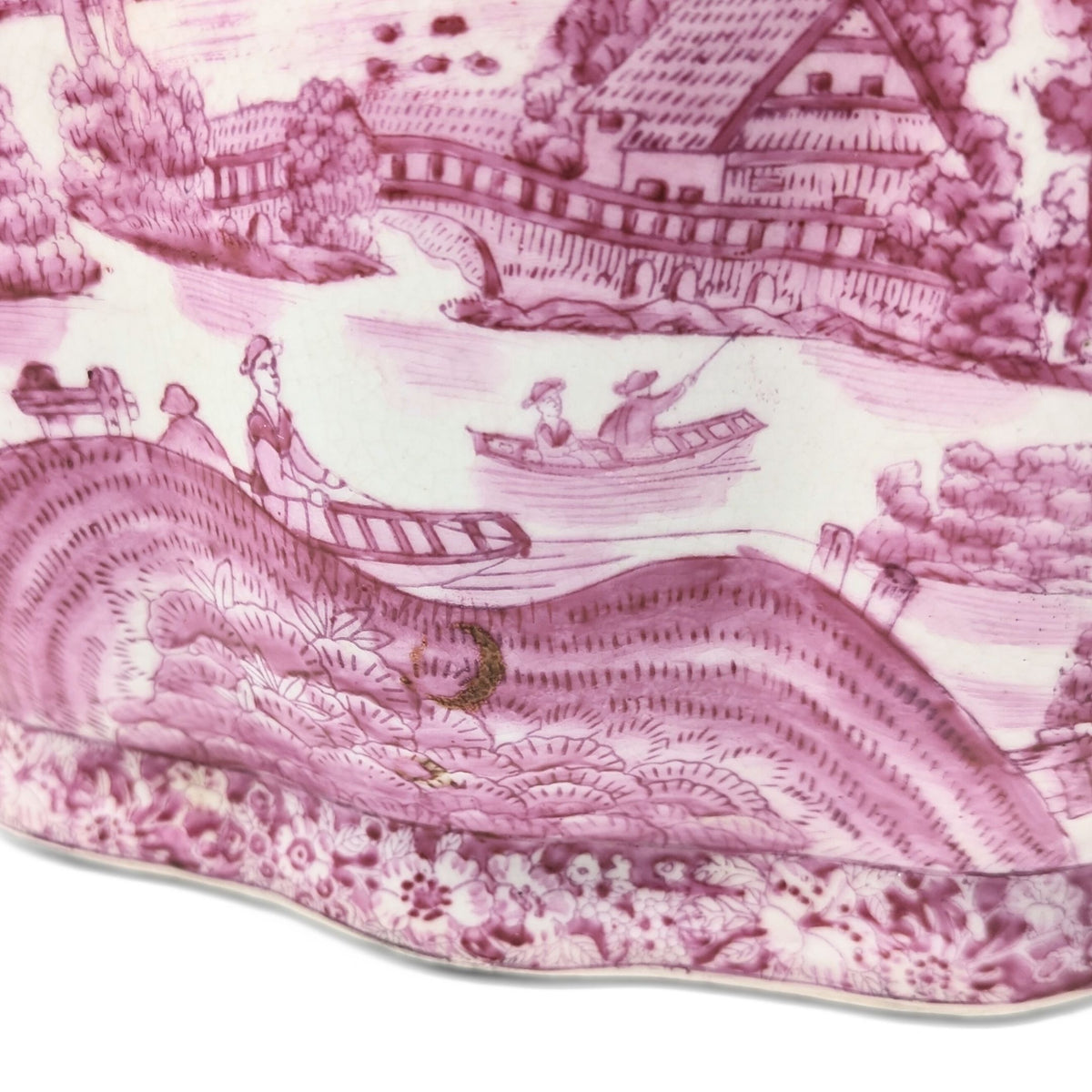 Vintage United Wilson Porcelain Chinese Footbaths (Pair)