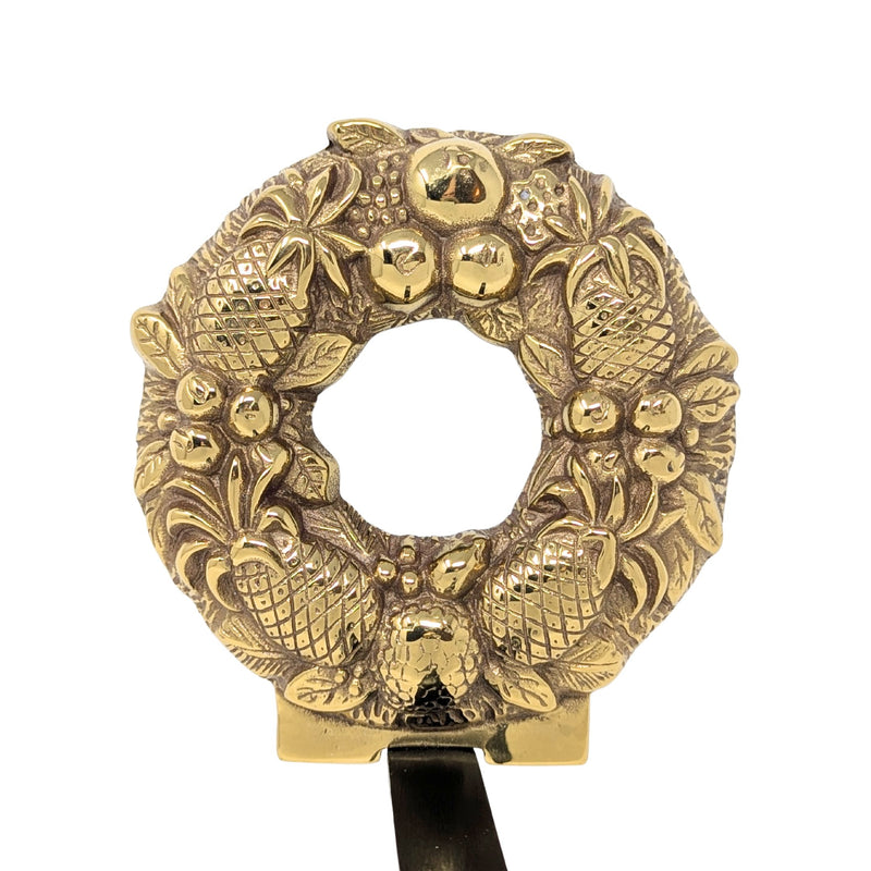 Virginia Metalcrafters Brass Williamsburg Wreath Stocking Holder