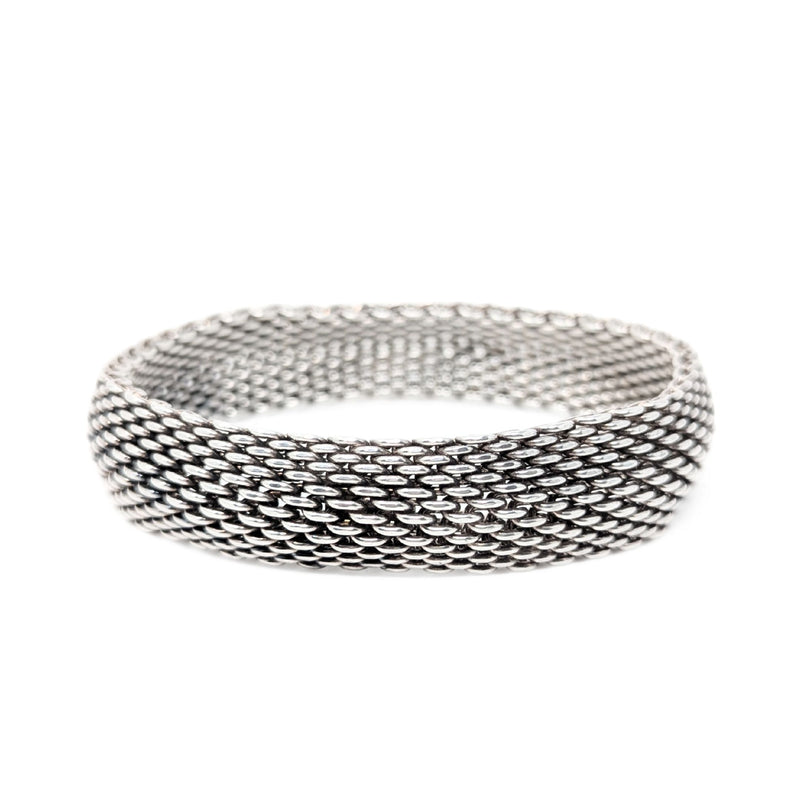 Tiffany & Co. Sterling Silver Somerset Mesh Bracelet